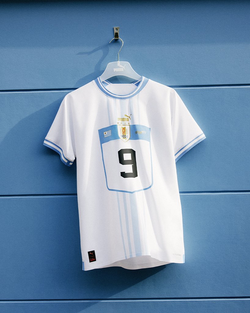 Esta es la camiseta de alternativa de Uruguay