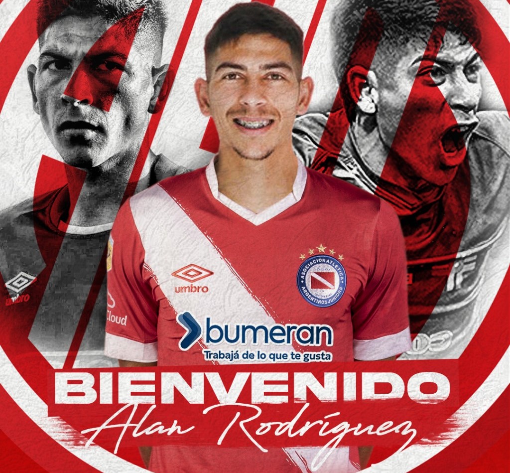 Alan Rordríguez anunciado en Argentinos Juniors