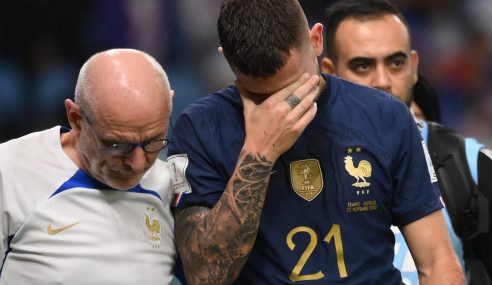 Francia acosado por las lesiones, Lucas Hernández rompe cruzados