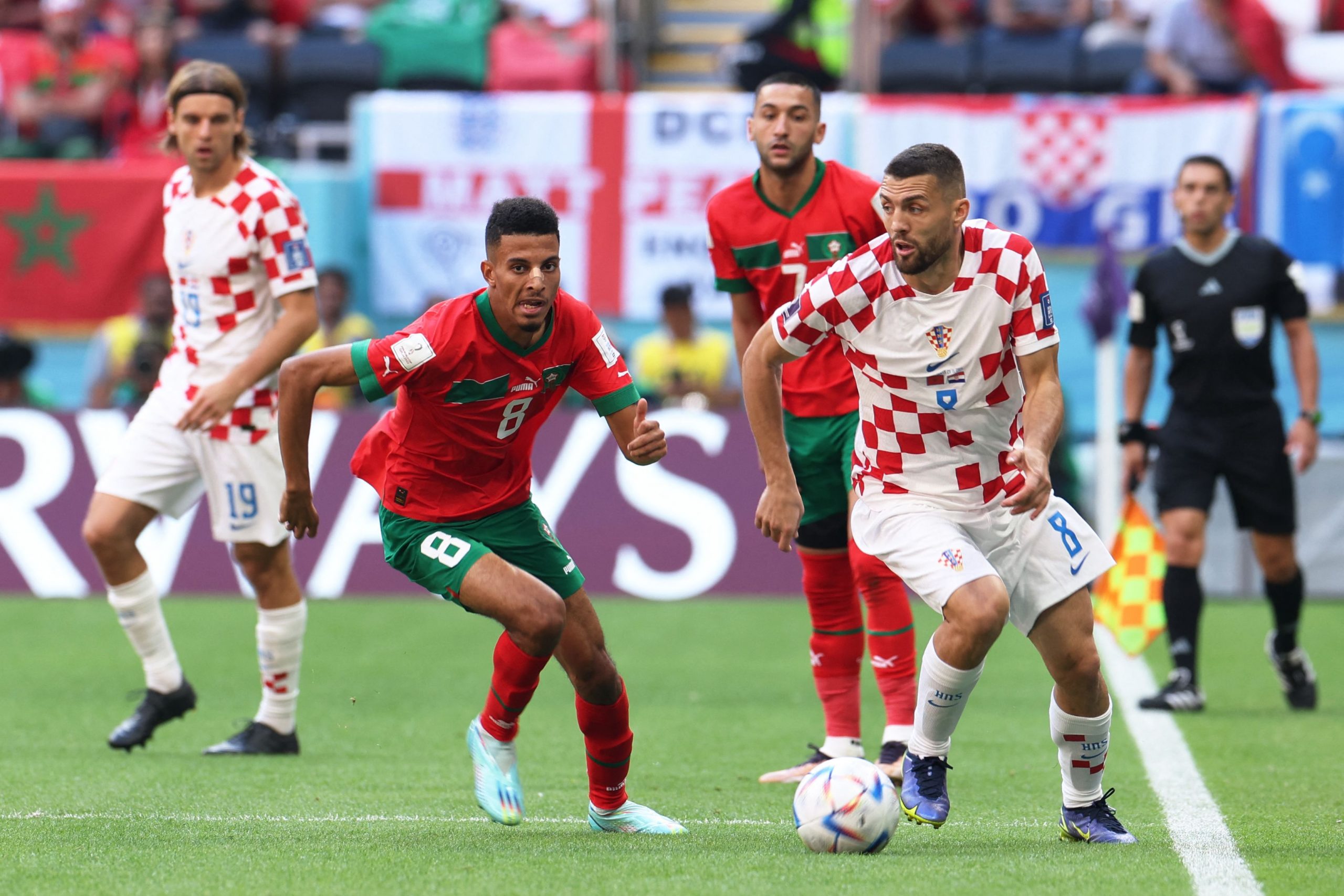 Croacia y Marruecos igualaron sin goles en el arranque del grupo F