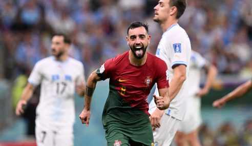 Uruguay no se animó a ser protagonista y reaccionó cuando Portugal hizo el gol