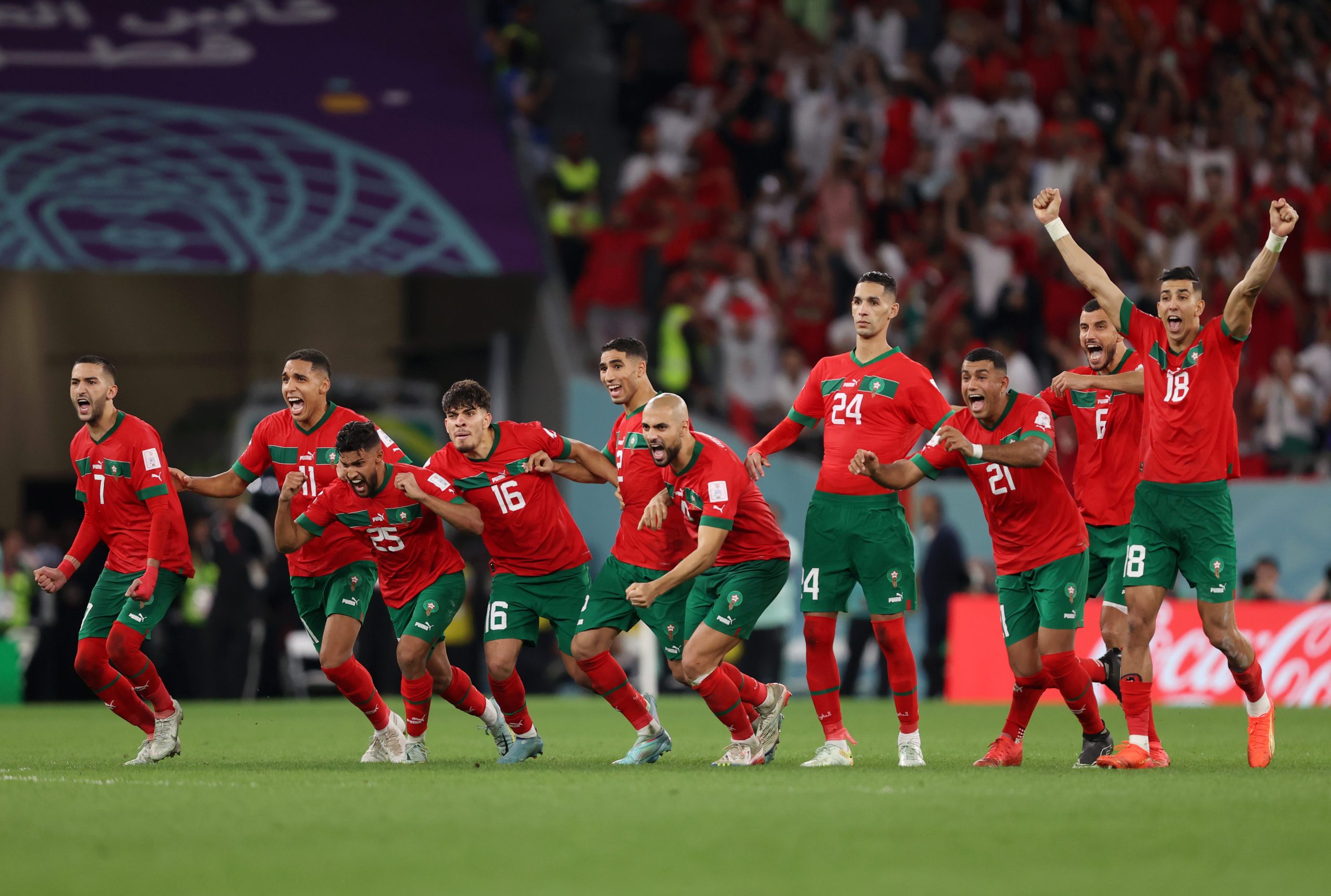 Marruecos clasificó a cuartos de final eliminando a España