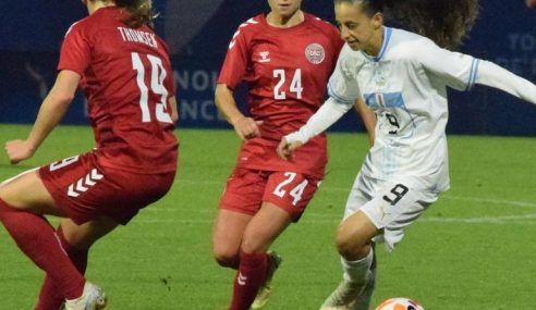 Uruguay cayó ante Dinamarca, dejando buenas impresiones