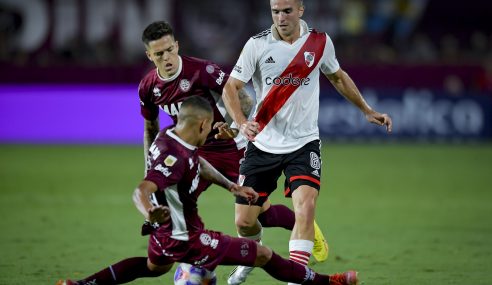 Nico De la Cruz titular, River Plate conquistó la Fortaleza venciendo a Lanús