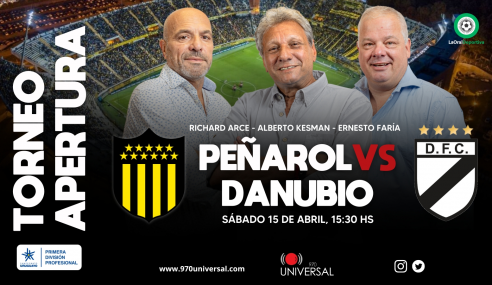 Peñarol 2 -0 Danubio