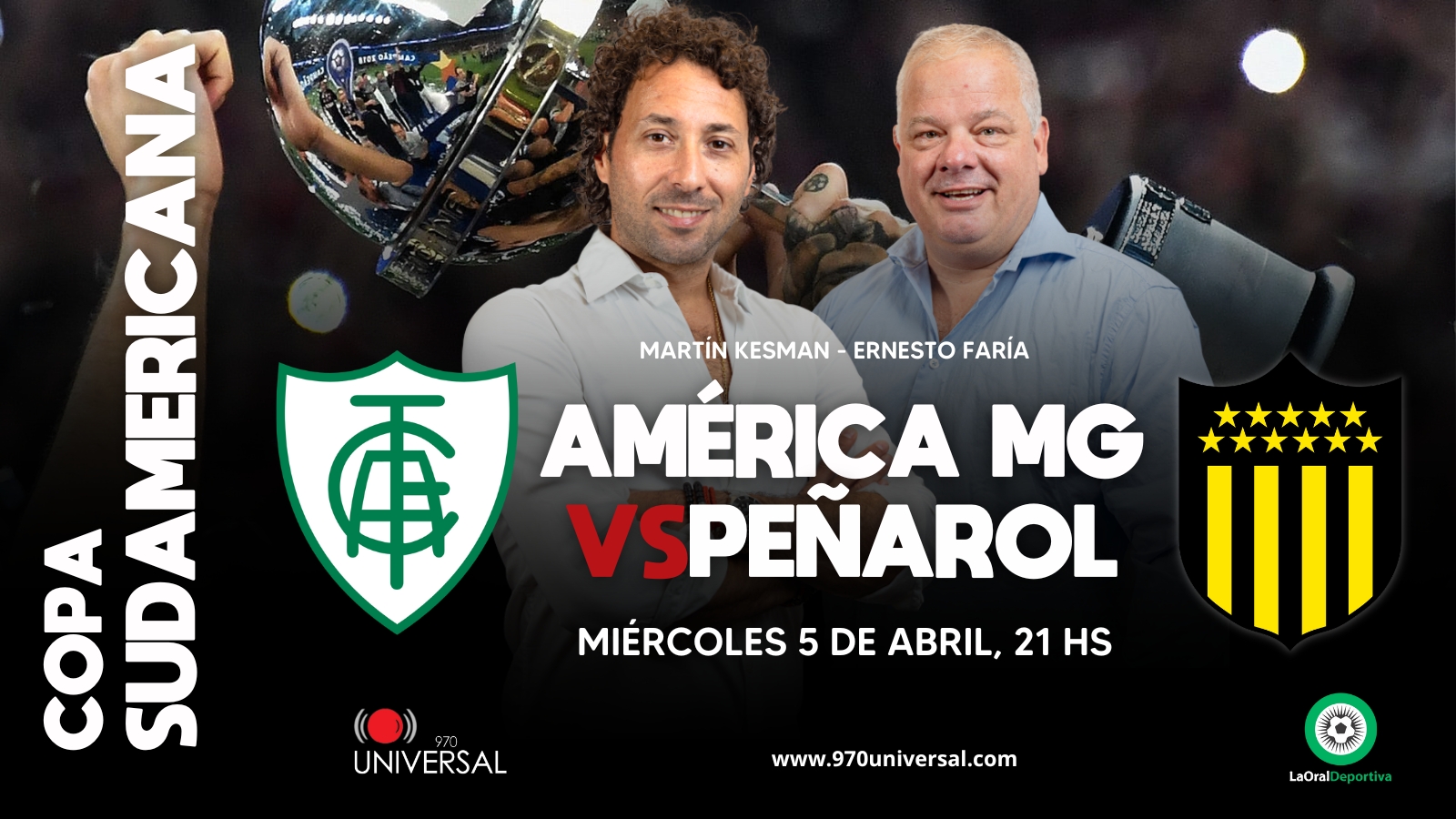 América MG 4-1 Peñarol