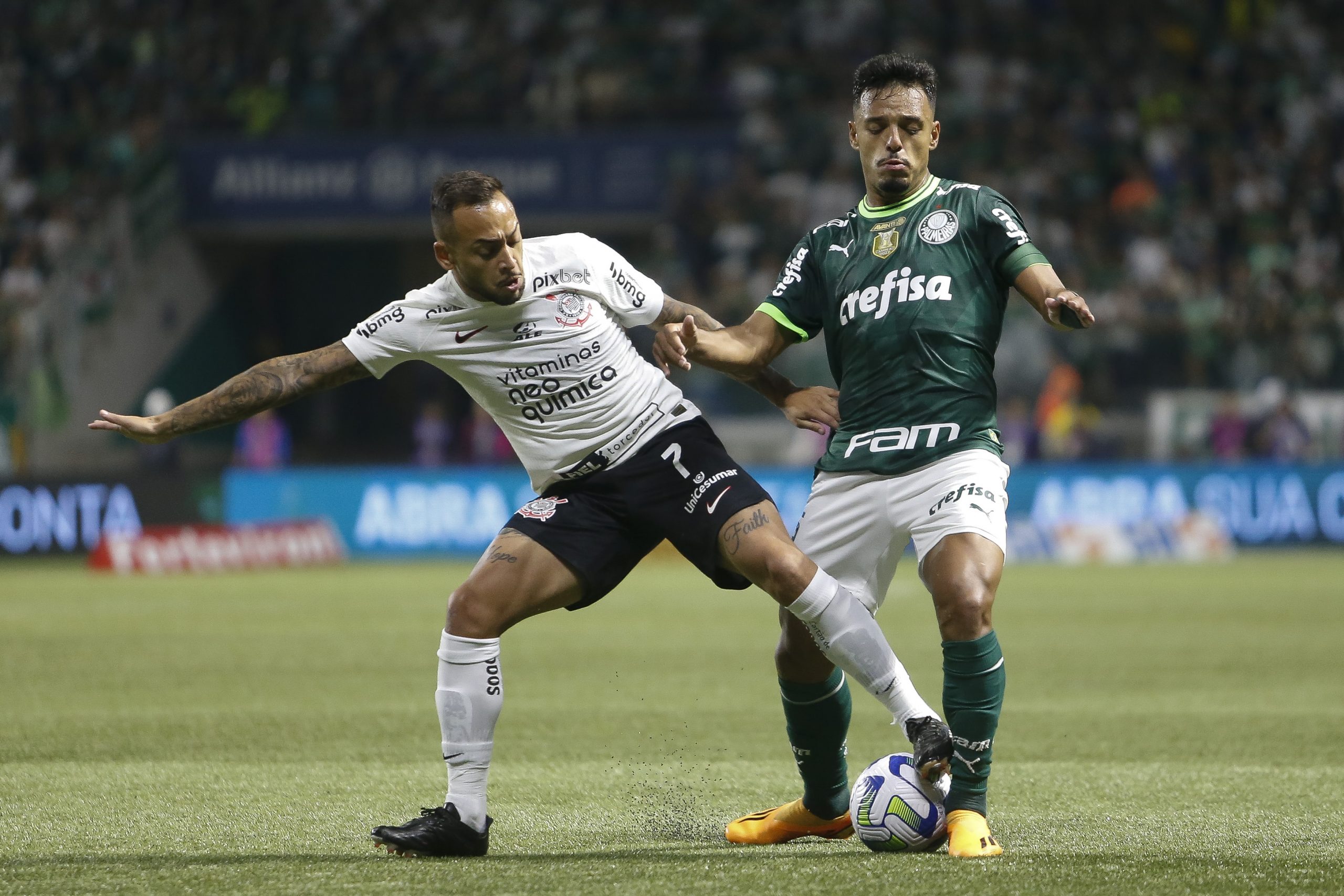 Brasil: Joaquín Piquerez titular en la victoria de Palmeiras sobre Corinthians