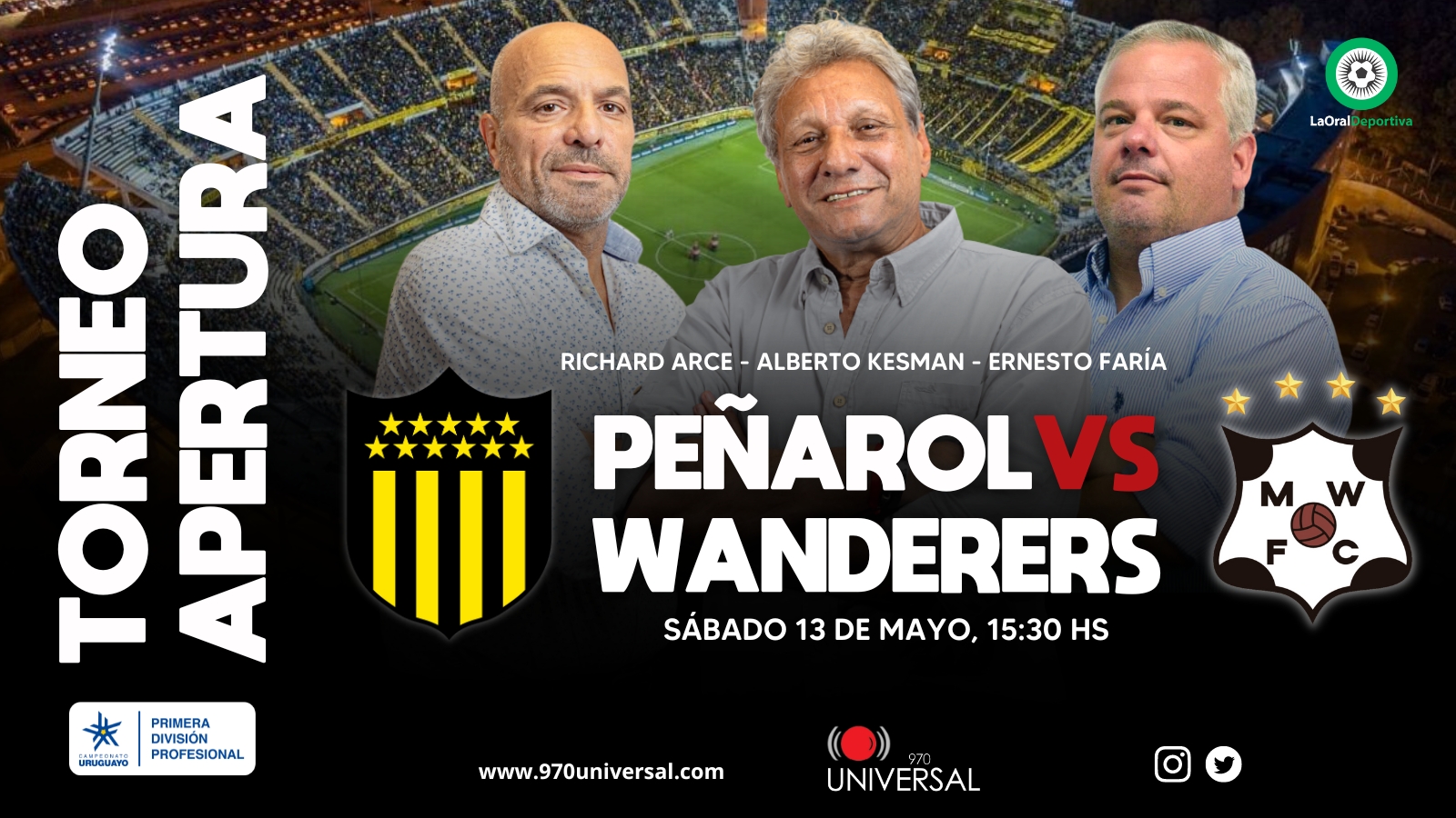 Peñarol 1 – 1 Wanderers