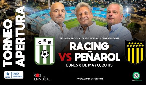 Racing 0-2 Peñarol