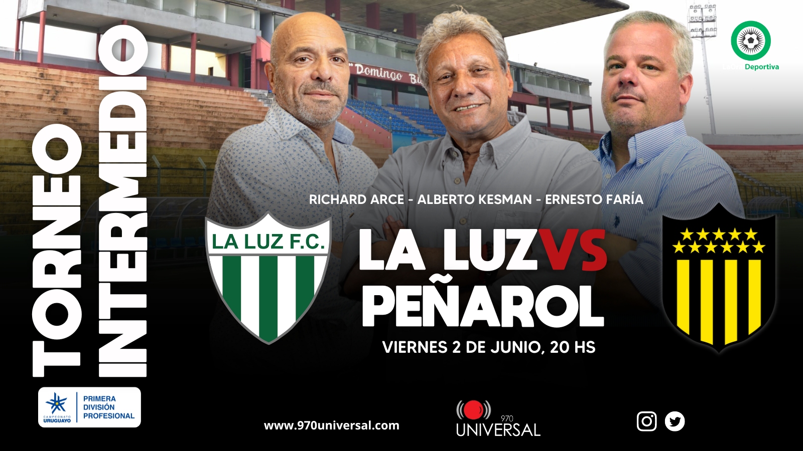 La Luz 3 – 2 Peñarol