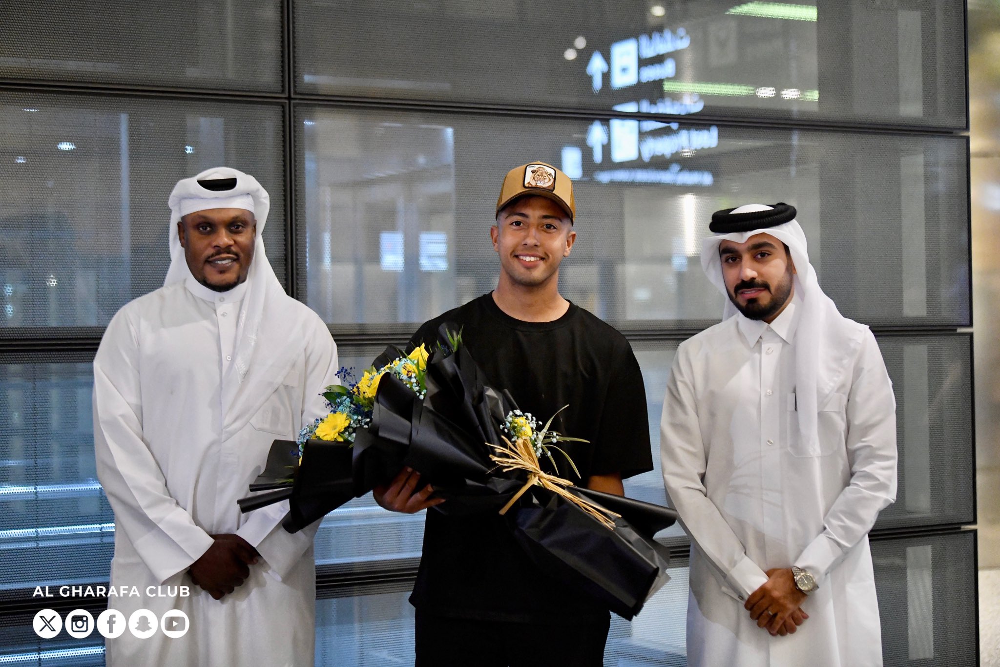 Fabricio Díaz llegó a Qatar, fichado por 6.5 millones de dólares