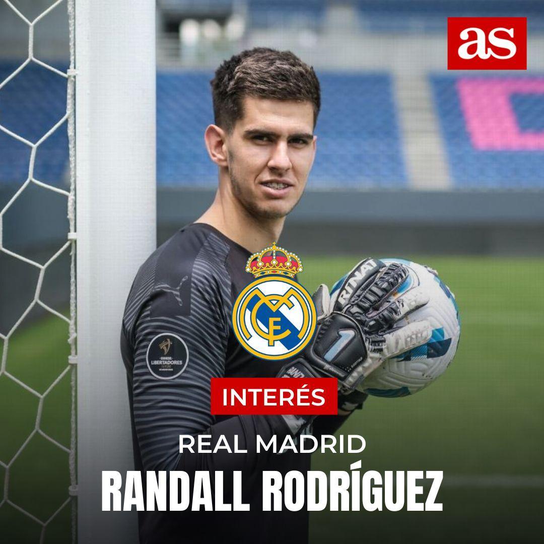 La tapa del diario AS pone a Randall Rodríguez en la esfera del Real Madrid