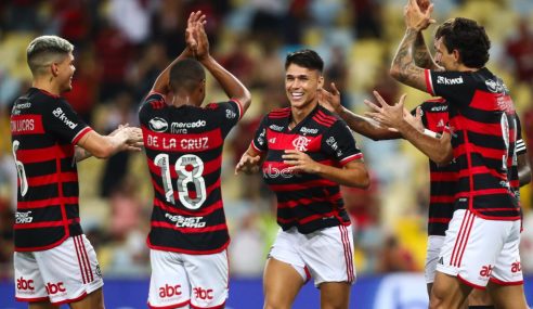 Gol de Nico de La cruz para Flamengo líder del Brasileirao