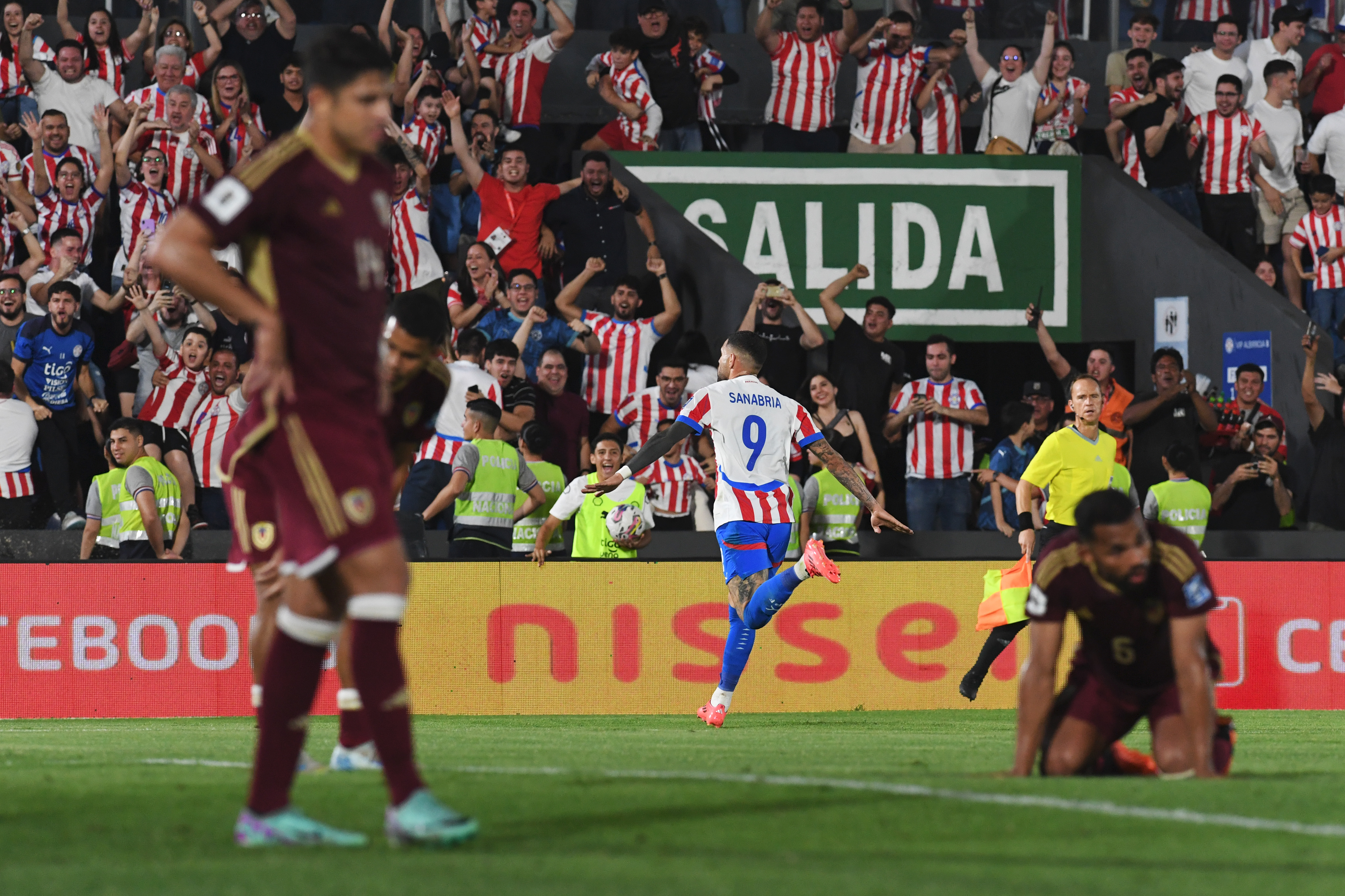 Paraguay se suma a la zona mundial dando vuelta el partido ante Venezuela